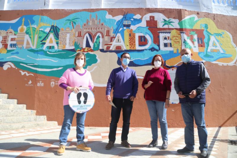 Mural que incorpora tecnología de ‘realidad aumentada’
