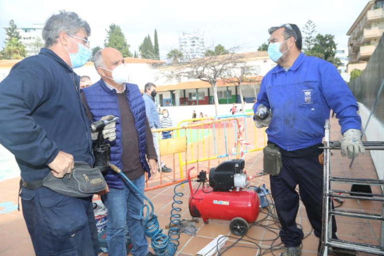 Esta mañana se han visitado las instalaciones para comprobar el desarrollo de los trabajos