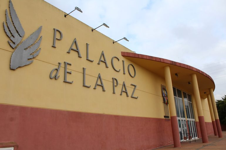 El Palacio de la Paz se ha habiltiado como centro de vacunación masiva