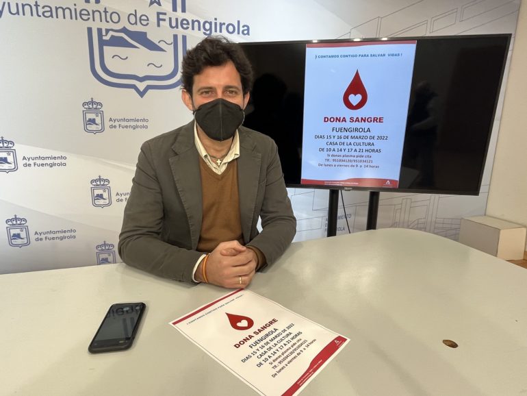 Martín informa de la próxima donación de sangre en Fuengirola