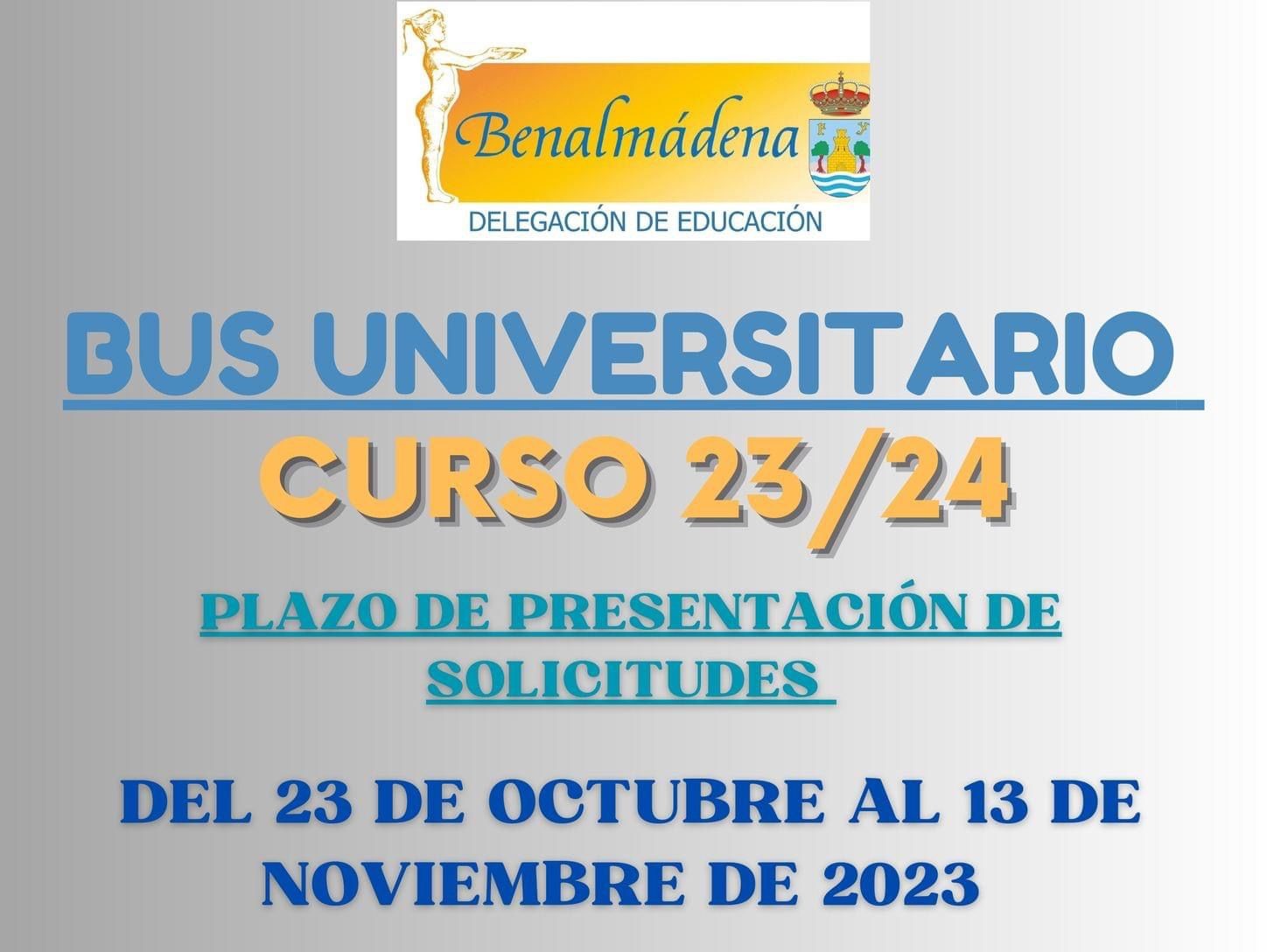 Benalmádena abre el plazo de presentación de solicitudes para el bus ...