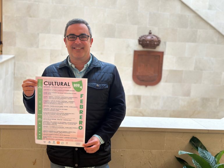 Rodrigo Romero informa de la programación cultural de febrero