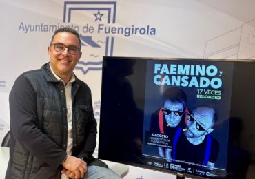 Rodrigo Romero anuncia la actuación de Faemino y Cansado en Marenostrum Fuengirola