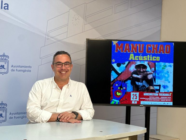 Rodrigo Romero anuncia el concierto de Manu Chao en Marenostrum Fuengirola