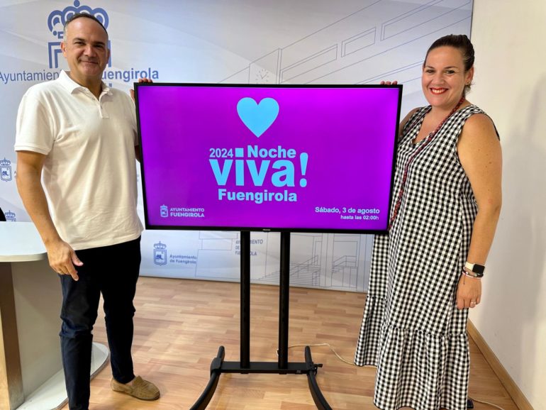 García Lara y Moreno informan de la Noche Viva Fuengirola 2024
