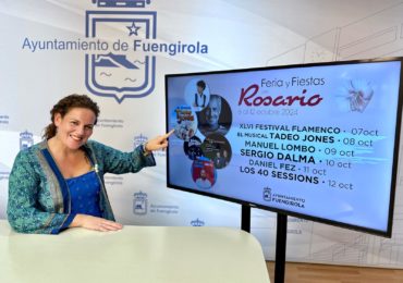 Isabel Moreno presenta las actuaciones de la Feria del Rosario 2024