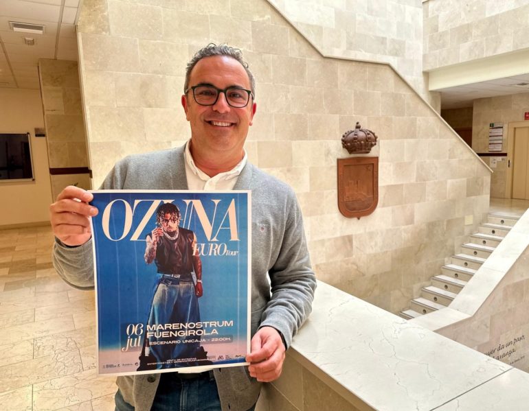 Rodrigo Romero presenta el concierto de Ozuna en Marenostrum Fuengirola