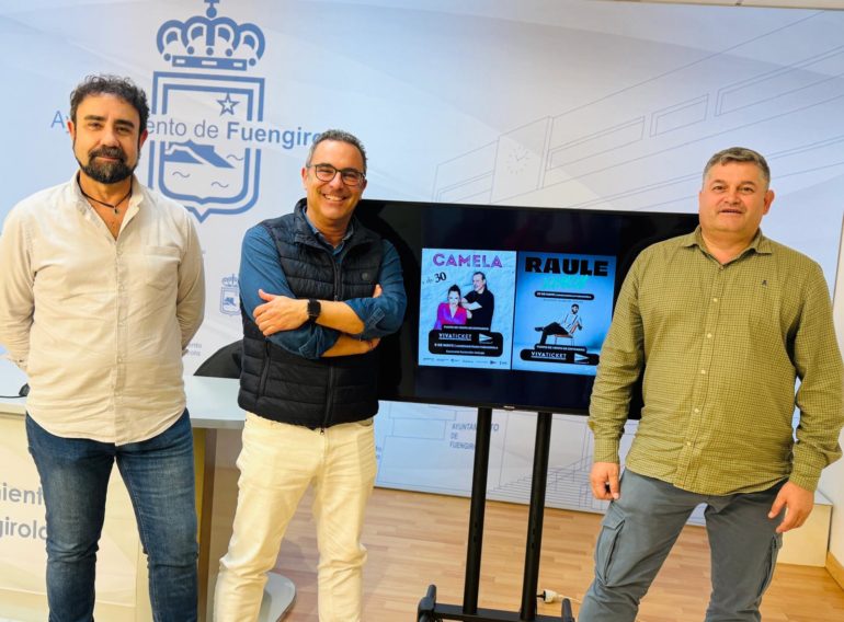 Rodrigo Romero informa de los conciertos de Camela y Raule