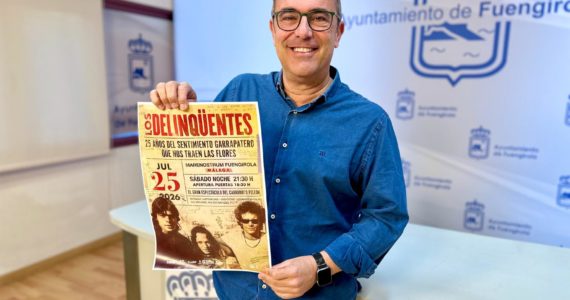 Rodrigo Romero presenta el concierto de Los Delincuentes en Marenostrum Fuengirola