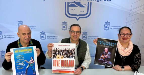García, Romero y Zambrano informan del Seminario Internacional de Jazz y Música Moderna de Málaga