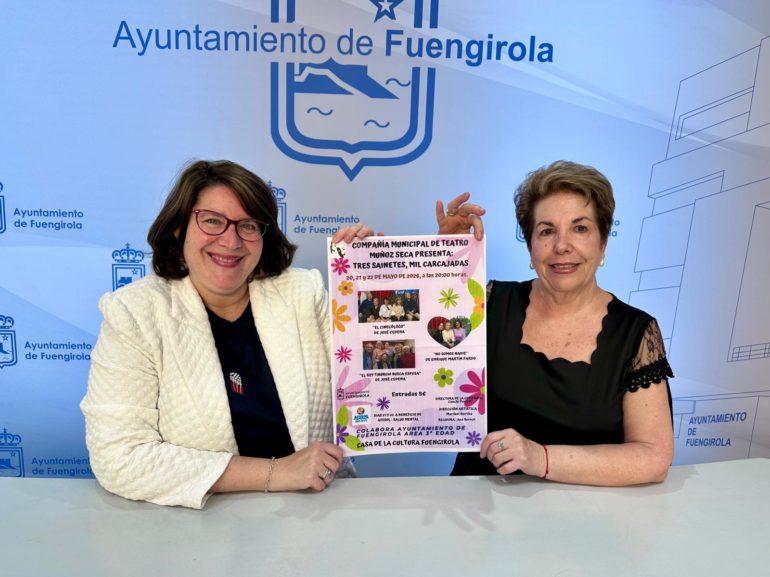 Bornao y Pericet informan de las próximas representaciones del Grupo de Teatro Muñoz Seca