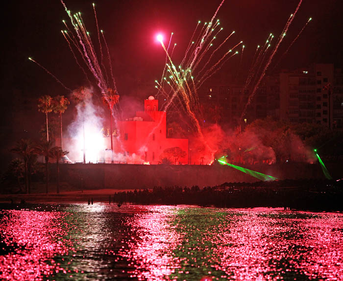 20120624 FUEGOS ARTIFICIALES CASTILLO BIL BIL