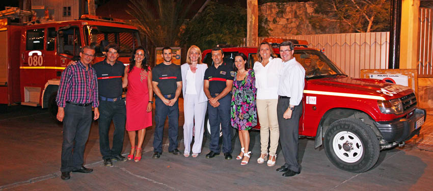 20120626 VISITA ALCALDESA Y CONCEJALES A BOMBEROS