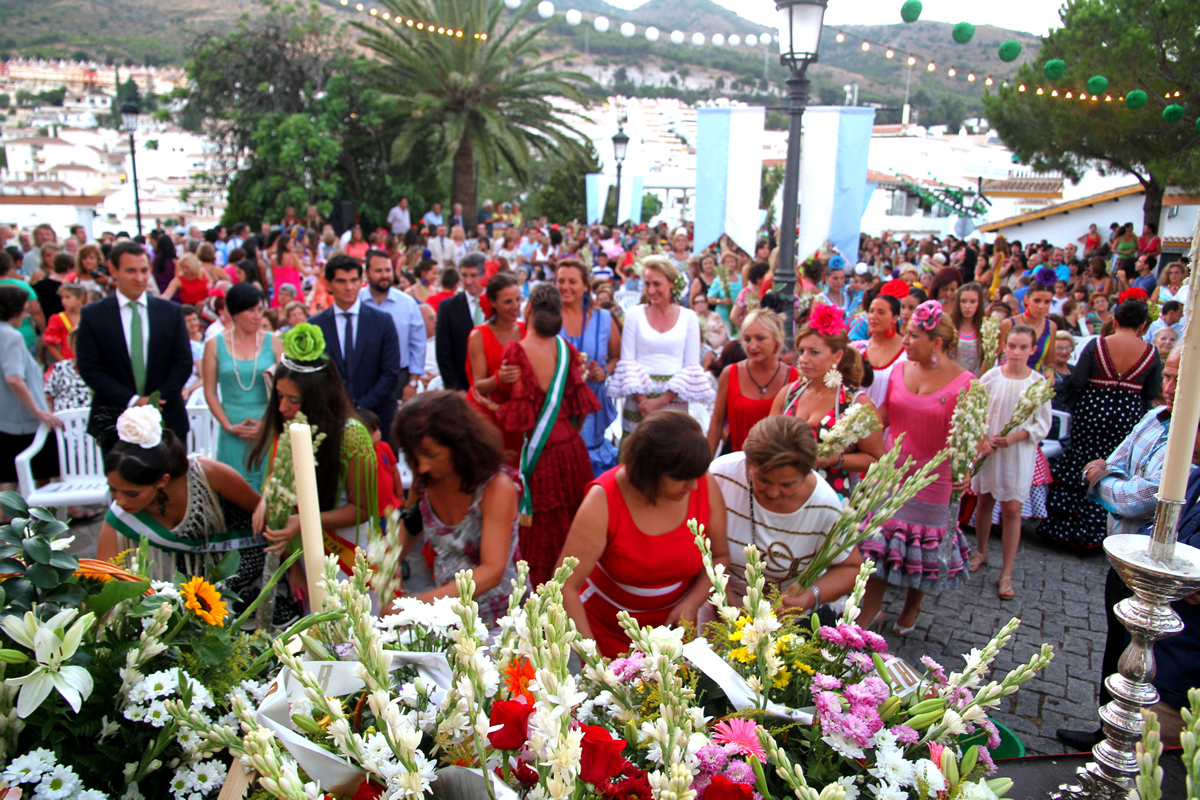 20130814 feria benalmadena (4) ofrenda floral