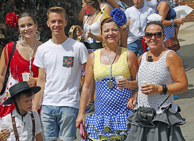 AMBIENTE ROMERIA VIRGEN DE LA CRUZ DE BENALMADENA PUEBLO 3