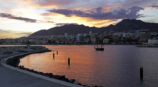 ATARDECER PUERTO DEPORTIVO BENALMADENA 2