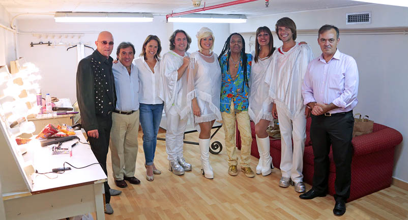 CONCEJALES ASISTEN A GRAN FESTIVAL DE LAS LEYENDAS 2015 EN HOTEL TORREQUEBRADA ABBA-BOB MARLEY