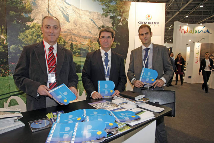 CONCEJAL DE TURISMO ADOLFO HERNANDEZ EN WORLD TRAVEL MARKET 2012