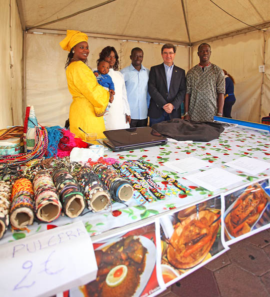 CONCEJAL TURISMO EN CELEBRACION EN FIESTA ENCUENTROS NAVIDEOS INTERNACIONAL senegal