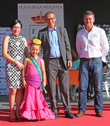 FRANCISCO SALIDO CONCEPCION TEJADA Y RAFAEL OBRERO ASISTEN A LA ELECCION DE REINA INFANTIL FERIA SAN JUAN 2014 2