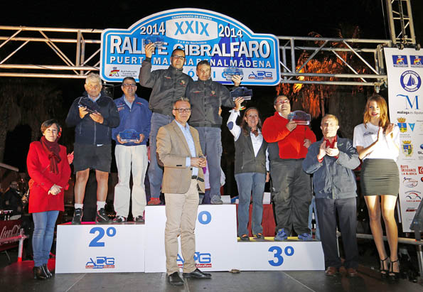 FRANCISCO SALIDO ENTREGA PREMIOS DEL XXIX RALLIE GIBRALFARO PUERTO MARINA BENALMADENA