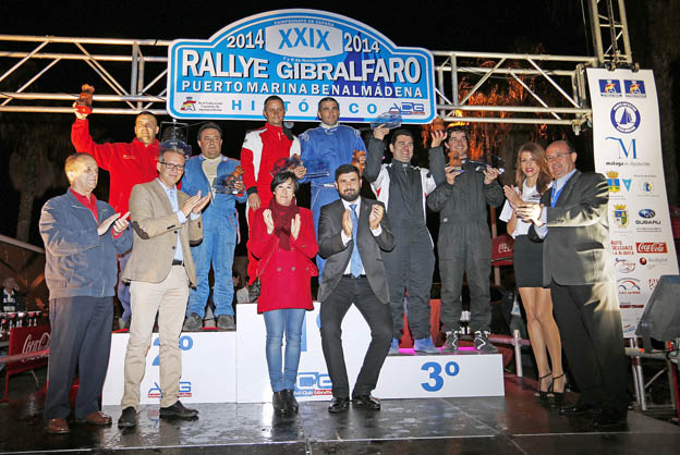 FRANCISCO SALIDO ENTREGA PREMIOS DEL XXIX RALLIE GIBRALFARO PUERTO MARINA BENALMADENA 5