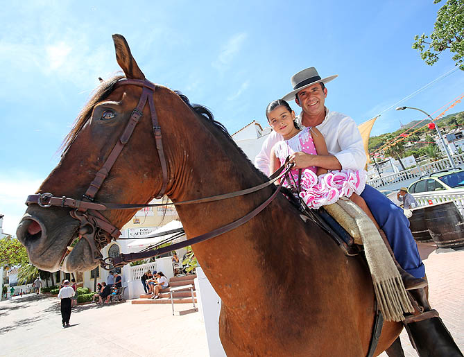 PASEO A CABALLO FERIA DIA BENALMADENA PUEBLO 2