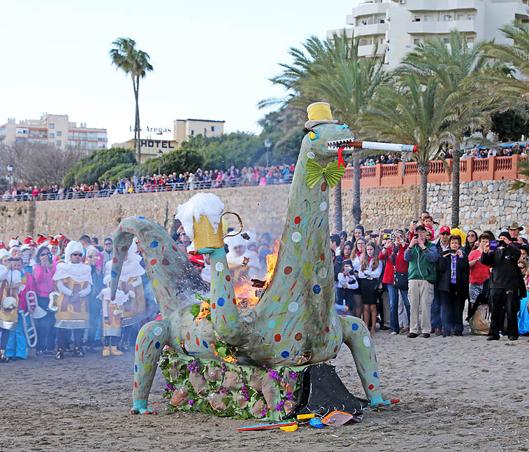 Quema de la Lagartija