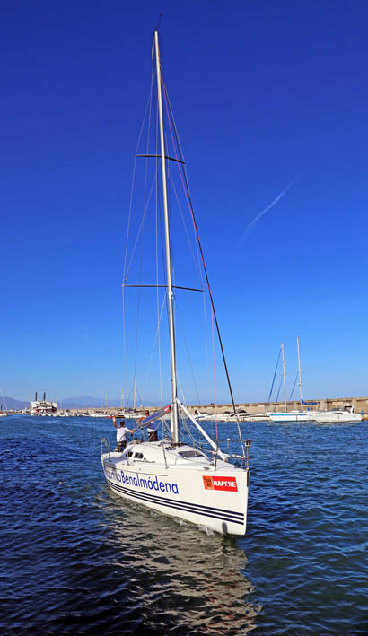 RECEPCION BARCO PUERTO DEPORTIVO BENALMADENA TRAS COPA DEL REY DE VELA