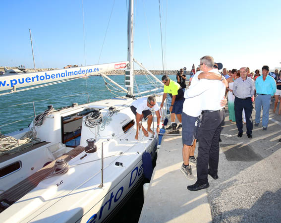 RECEPCION BARCO PUERTO DEPORTIVO BENALMADENA TRAS COPA DEL REY DE VELA 1