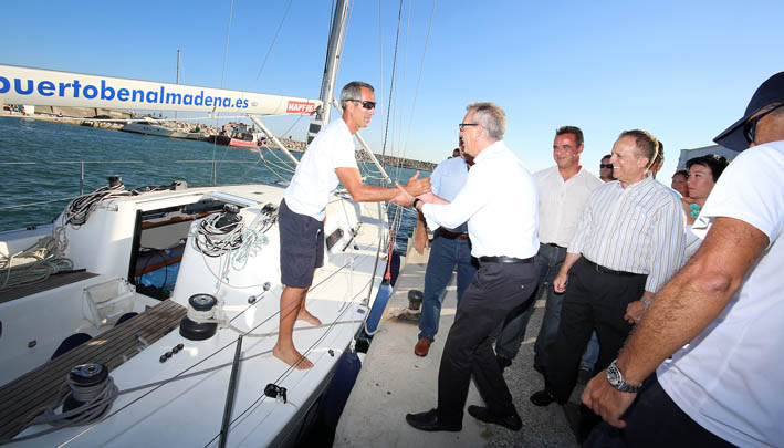 RECEPCION BARCO PUERTO DEPORTIVO BENALMADENA TRAS COPA DEL REY DE VELA 2