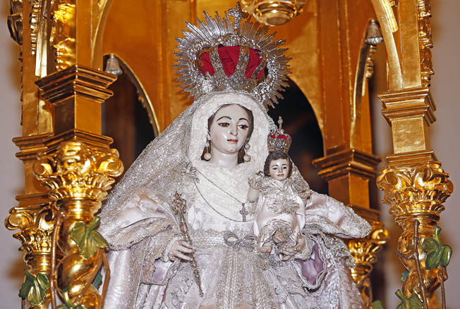 TRASLADO VIRGEN DE LA CRUZ A SU ERMITA EN BENALMADENA PUEBLO