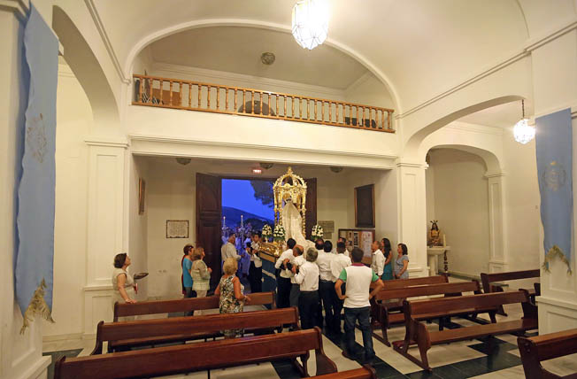 TRASLADO VIRGEN DE LA CRUZ A SU ERMITA EN BENALMADENA PUEBLO 2