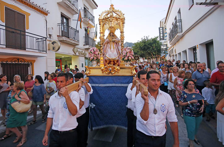 TRASLADO VIRGEN DE LA CRUZ EN BENALMADENA PUEBLO 2