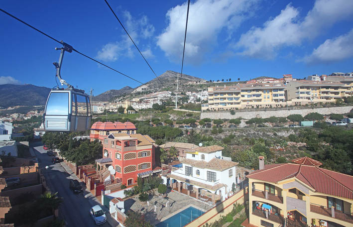 VISTA BENALMADENA DESDE TELECABINA