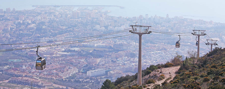 VISTA BENALMADENA DESDE TELECABINA 2