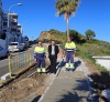 JUAN OLEA VISITA LAS OBRAS DE INSTALACION CONTENEDORES Y MEJORAS EN CALLE ALEMANIA 2