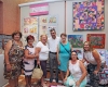 ALCALDE Y CONCEJALES INAUGURAN EXPOSICION DE PATCHWORK EN CASTILLO BIL BIL 2