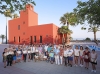 CONCEJALES CON GANADORES Y PARTICIPANTES DEL CERTAMEN DE PINTURA FELIPE ORLANDO