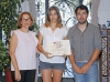 CONCEJALES ELENA GALAN Y JUAN RAMON HERNANDEZ ENTREGAN PREMIO CERTAMEN DE PINTURA FELIPE ORLANDO 2