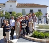 ALCADESA Y FRANCISCO SALIDO EN PLAZA ESPA�A DE BENALMADENA PUEBLO CELEBRAN EL DIA DEL CANCER DE MAMA