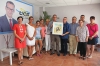 FRANCISCO SALIDO HACE ENTREGA RECAUDACION VENTA CUADRO FRANCISCO SALIDO HACE ENTREGA RECAUDACION VENTA CUADRO