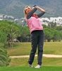 ALCALDESA JUGANDO AL GOLF ALCALDESA JUGANDO AL GOLF