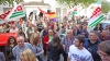 MANIFESTANTES EN BENALMADENA POR HUELGA GENERAL 14 NOVIEMBRE